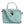 Dolce & Gabbana Mint Green Embossed Leather Padlock Shoulder Bag