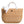 Dolce & Gabbana Beige Fiber Vegetable Basket Handbag Tote Bag