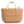 Dolce & Gabbana Beige Fiber Vegetable Basket Handbag Tote Bag