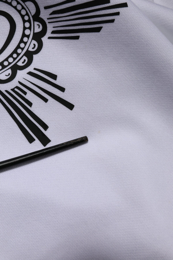 Dolce & Gabbana White Sacred Heart Hooded Sweatshirt Sweater