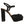 Sergio Rossi Black Velvet Sandal