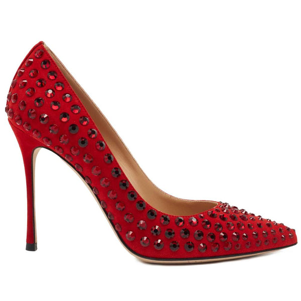 Sergio Rossi Red Calfskin Pump