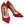 Sergio Rossi Red Calfskin Pump