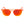 Italia Independent Orange Metal Sunglasses