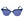 Italia Independent Blue Metal Sunglasses