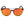 Italia Independent Orange Acetate Sunglasses