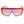 Italia Independent Red Acetate Sunglasses