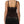 Dolce & Gabbana Dark Brown Lace Trim Wool Sleeveless Tank Top