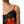 Dolce & Gabbana Red Black Lace Trim Silk Sleeveless Tank Top