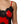 Dolce & Gabbana Red Black Lace Trim Polyester Sleeveless Tank Top