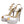 Dolce & Gabbana White Satin Platform Heels Sandals Shoes