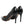 Dolce & Gabbana Black Calf Leather Stiletto Heels Pumps Shoes