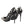 Dolce & Gabbana Black Crystals Studs Stiletto Pumps Shoes