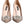 Dolce & Gabbana Beige Leather Crystal Embellished Pumps Shoes