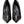 Dolce & Gabbana Black Patent Leather Zipper Heels Pumps Shoes