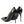 Dolce & Gabbana Black Patent Leather Zipper Heels Pumps Shoes