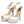 Dolce & Gabbana White Satin Platform Heels Sandals Shoes