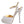 Dolce & Gabbana White Satin Platform Heels Sandals Shoes