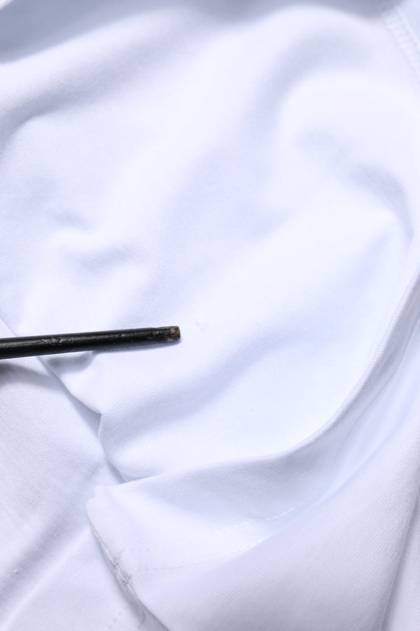 Dolce & Gabbana White Cotton Goodluck 2023 Crew NeckT-shirt