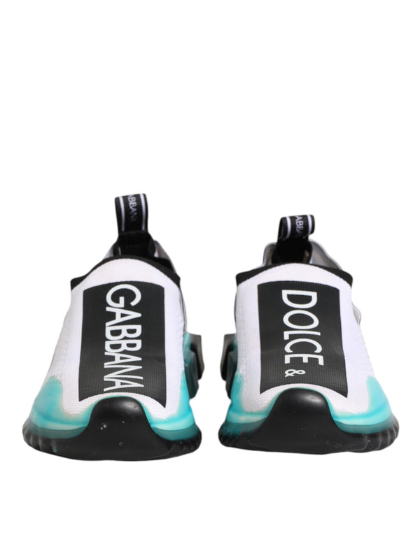 Dolce & Gabbana White Sorrento Slip On Low Top Sneakers Shoes