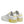 Dolce & Gabbana White Yellow Leather Low Top Sneakers Shoes