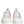 Dolce & Gabbana White Pink Canvas Low Top Sneakers Shoes