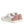 Dolce & Gabbana White Pink Leather Low Top Sneakers Shoes