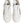 Dolce & Gabbana White Gray Leather Low Top Sneakers Shoes