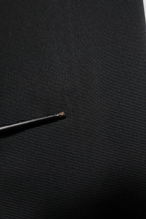 Dolce & Gabbana Black Acetate HighWaist Tapered Trouser Pants