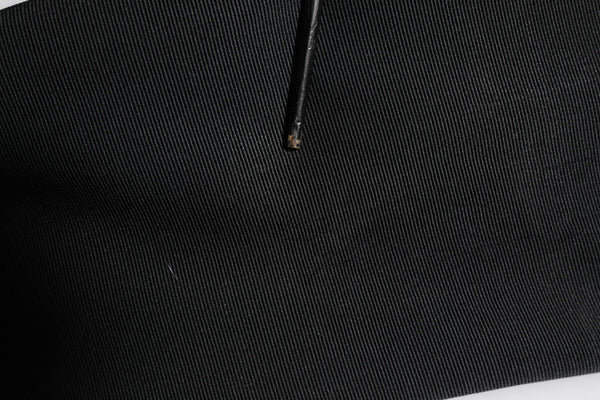 Dolce & Gabbana Black Acetate HighWaist Tapered Trouser Pants