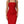 Dolce & Gabbana Red Stretch Bodycon Sheath Knee Length Dress