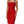 Dolce & Gabbana Red Stretch Bodycon Sheath Knee Length Dress