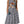 Dolce & Gabbana Blue White Striped Embroidered A-line Dress