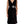 Dolce & Gabbana Black Velvet Flower Embellishment Aline Dress