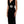 Dolce & Gabbana Black Velvet Flower Embellishment Aline Dress