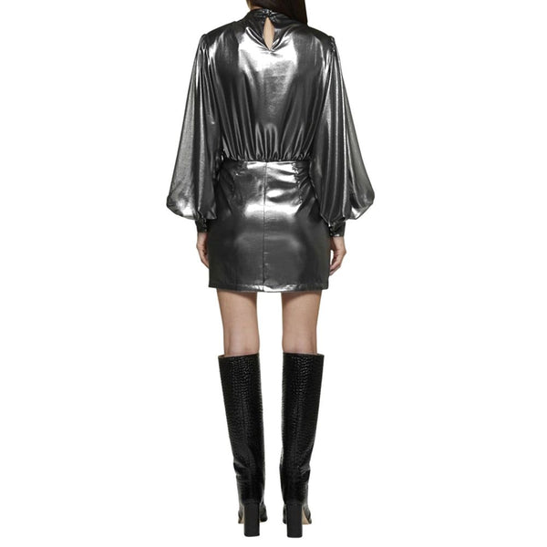 BLANCA VITA Abelia Laminated Mini Dress