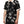 Dolce & Gabbana Black Printed Silk Short Sleeves Casual Shirt