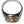 Dolce & Gabbana Silver Tone Engraved Two Color Real Brass Ring