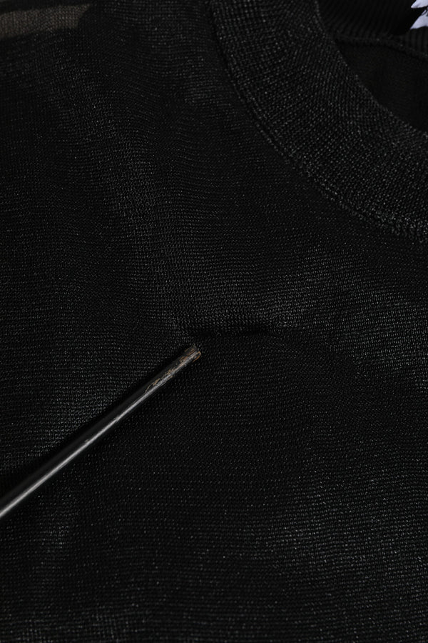 Dolce & Gabbana Black Polyester Pullover Sweatshirt Sweater