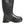 Dolce & Gabbana Metallic Black Pull On Rain Boots Men Shoes