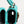 Dolce & Gabbana Turquoise Silicone Devotion Heart Cover Bag Airpods Case