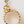 Dolce & Gabbana Gold Tone Brass Logo Chain Clear Crystals Adjustable Ring