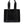 Chloé Black Woody Embroidered Logo Leather Medium Tote Bag