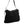 Dolce & Gabbana Black Cashmere Knitted Leather Shoulder Women Borse Bag
