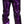 Dolce & Gabbana Purple Metallic Nylon Straight Trouser Pants
