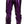 Dolce & Gabbana Purple Metallic Nylon Straight Trouser Pants