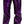 Dolce & Gabbana Purple Metallic Nylon Straight Trouser Pants