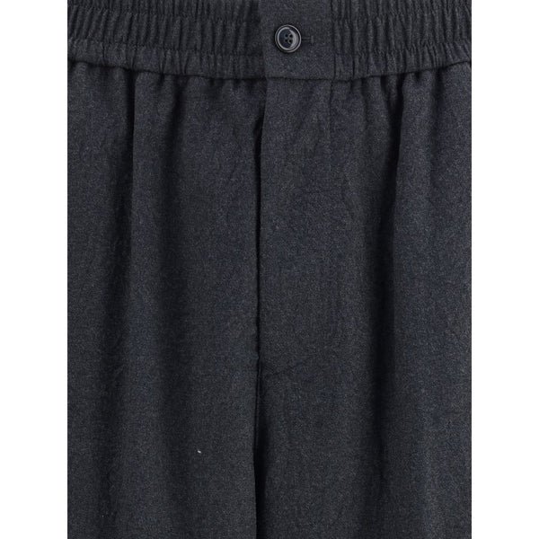 Giorgio Armani Virgin Wool Flannel Pants