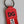 Dolce & Gabbana Red Logo Polyester Silver Brass Holder Keychain Men Keyring