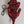 Dolce & Gabbana Red Black Polyester Animal Silhouette Keychain Keyring